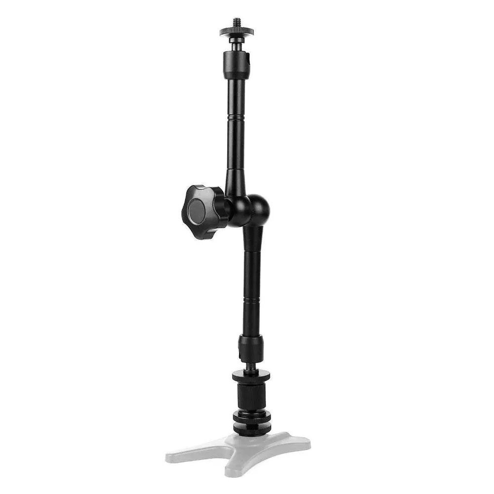 11" Articulating Magic Friction Arm with Hot Shoe Mount