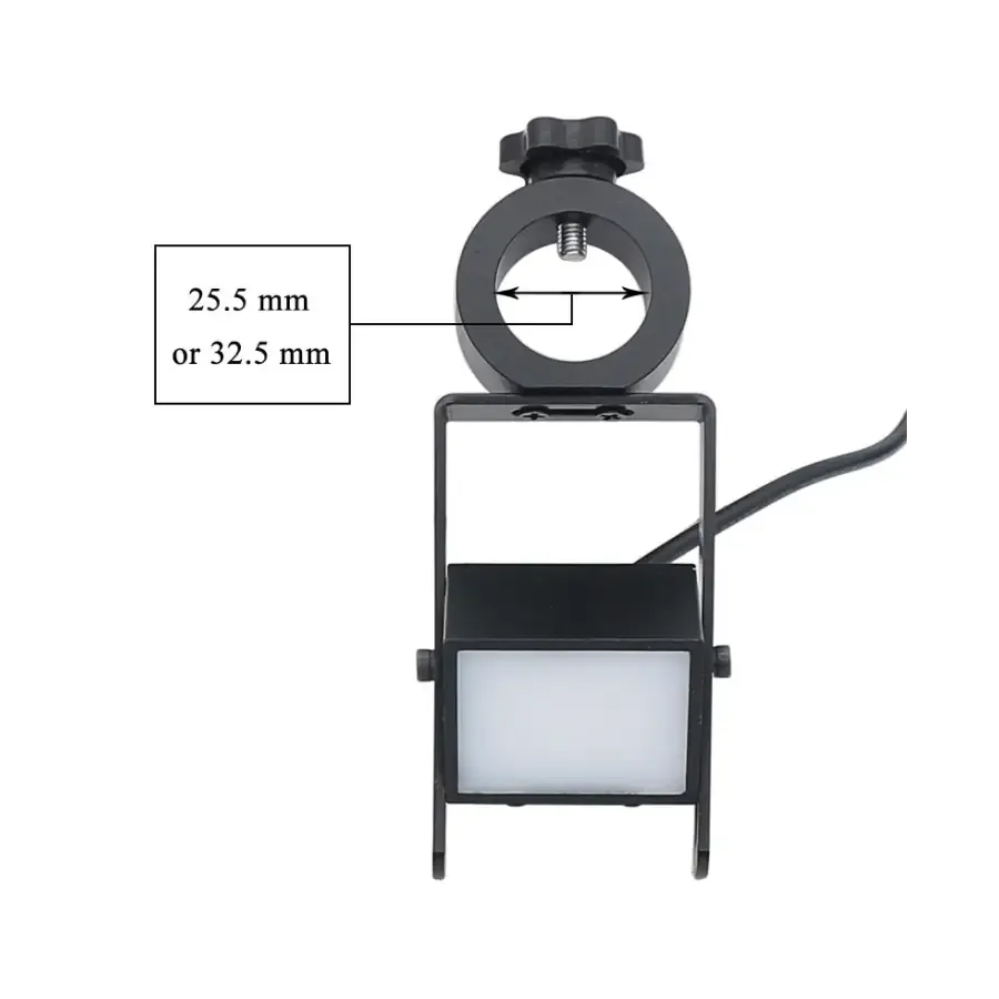 25mm 32mm Microscope Side Vision LED Lamp Light Source Illuminator