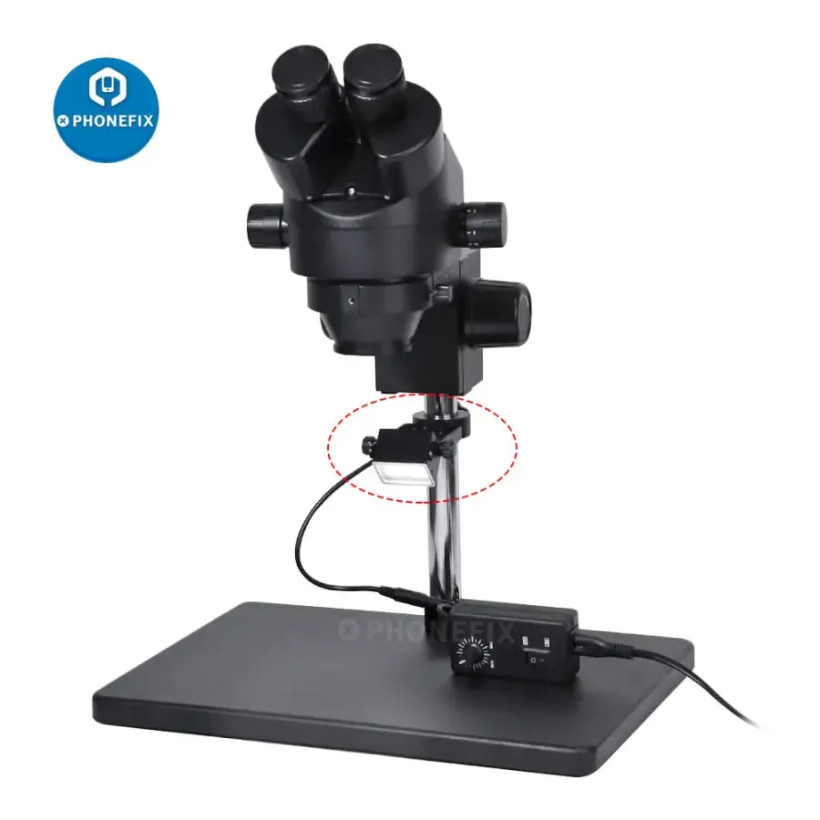 25mm 32mm Microscope Side Vision LED Lamp Light Source Illuminator