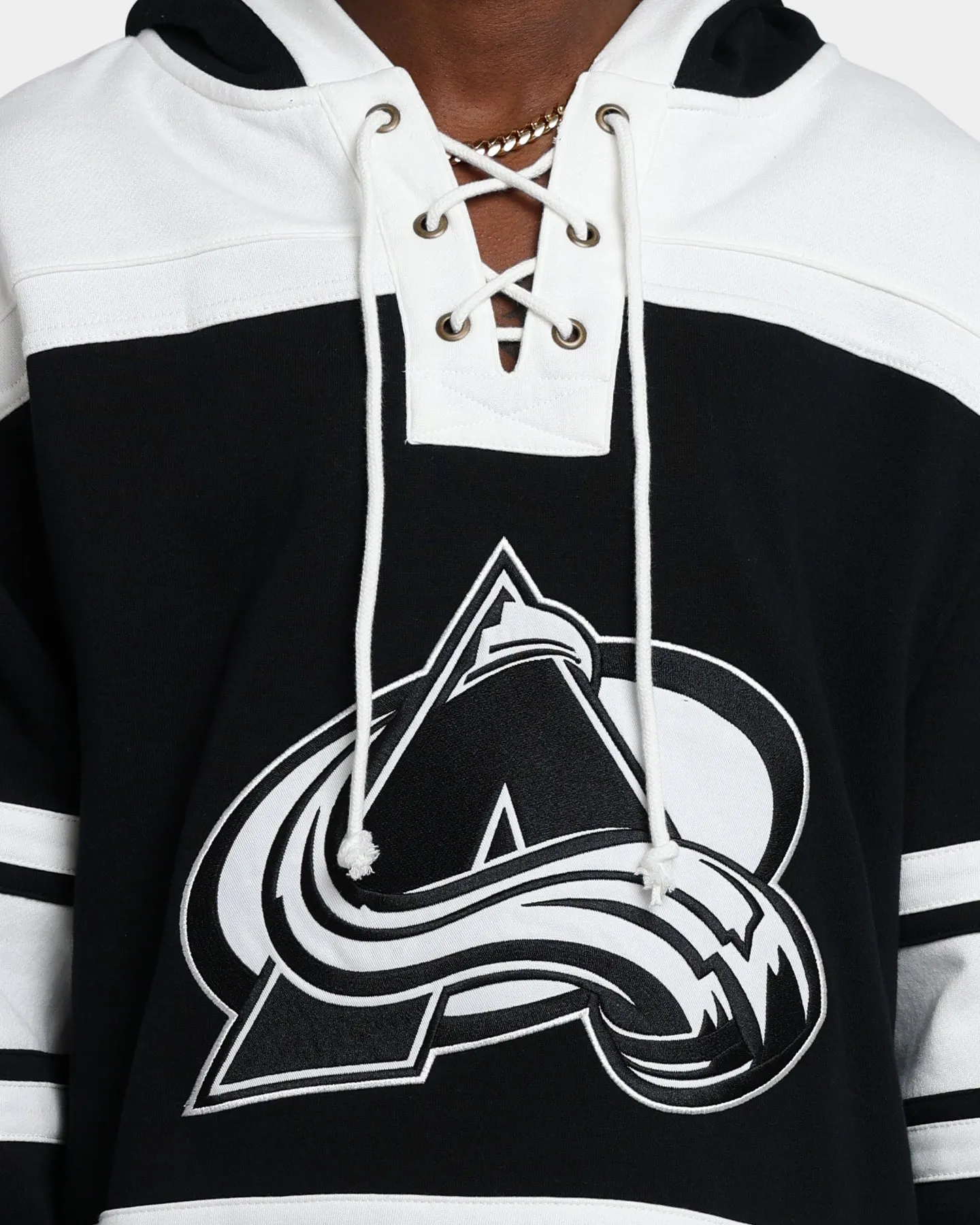 47 Brand Colorado Avalanche Superior Lacer Hoodie Jet Black