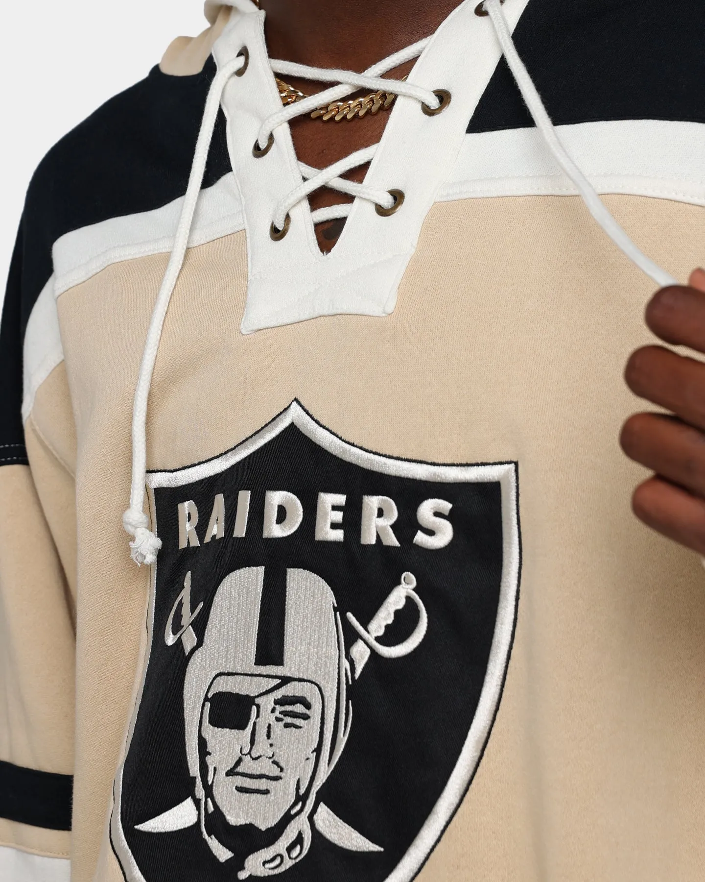 47 Brand Las Vegas Raiders Superior Lacer Hoodie Khaki