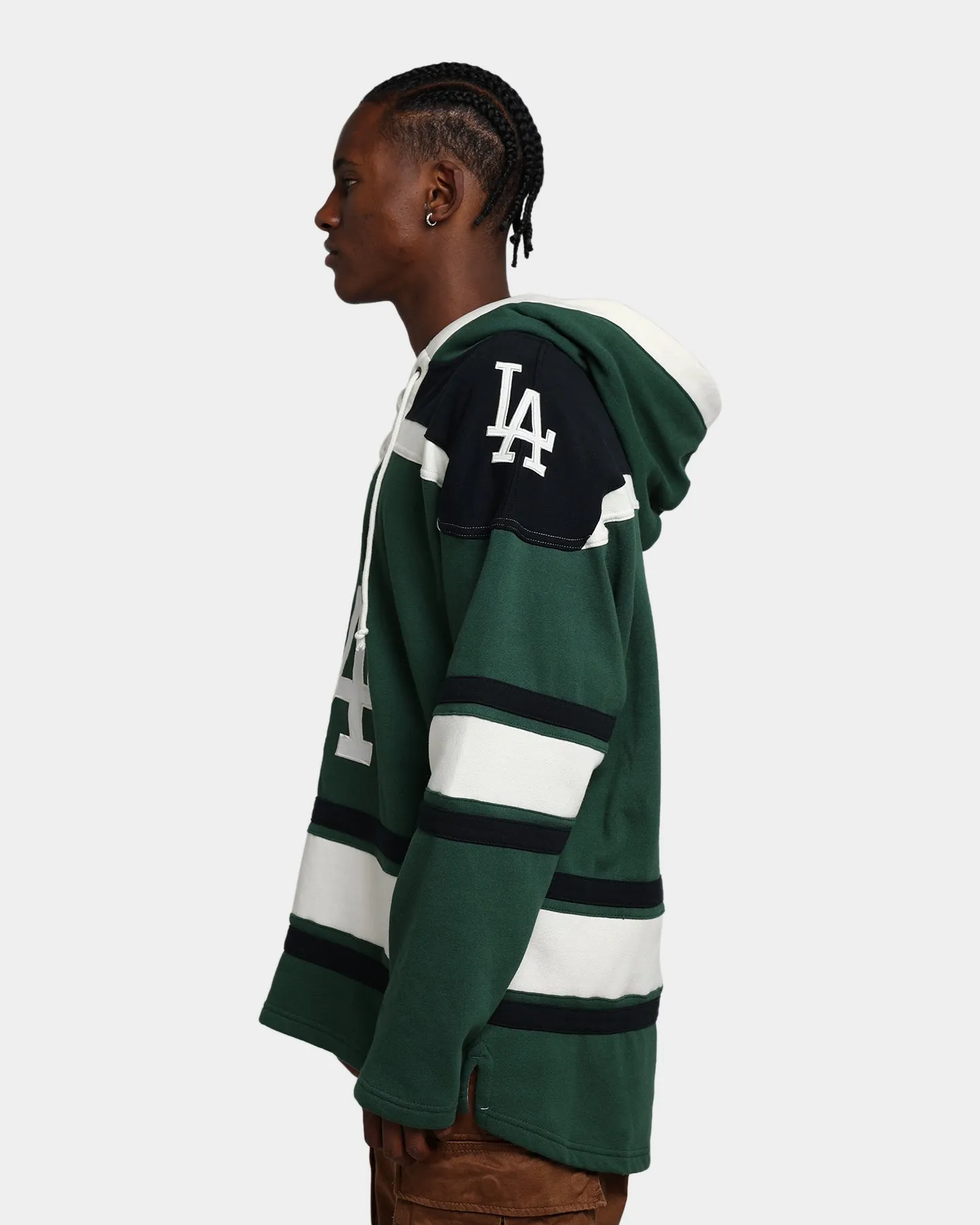 47 Brand Los Angeles Dodgers Superior Lacer Hoodie Dark Green