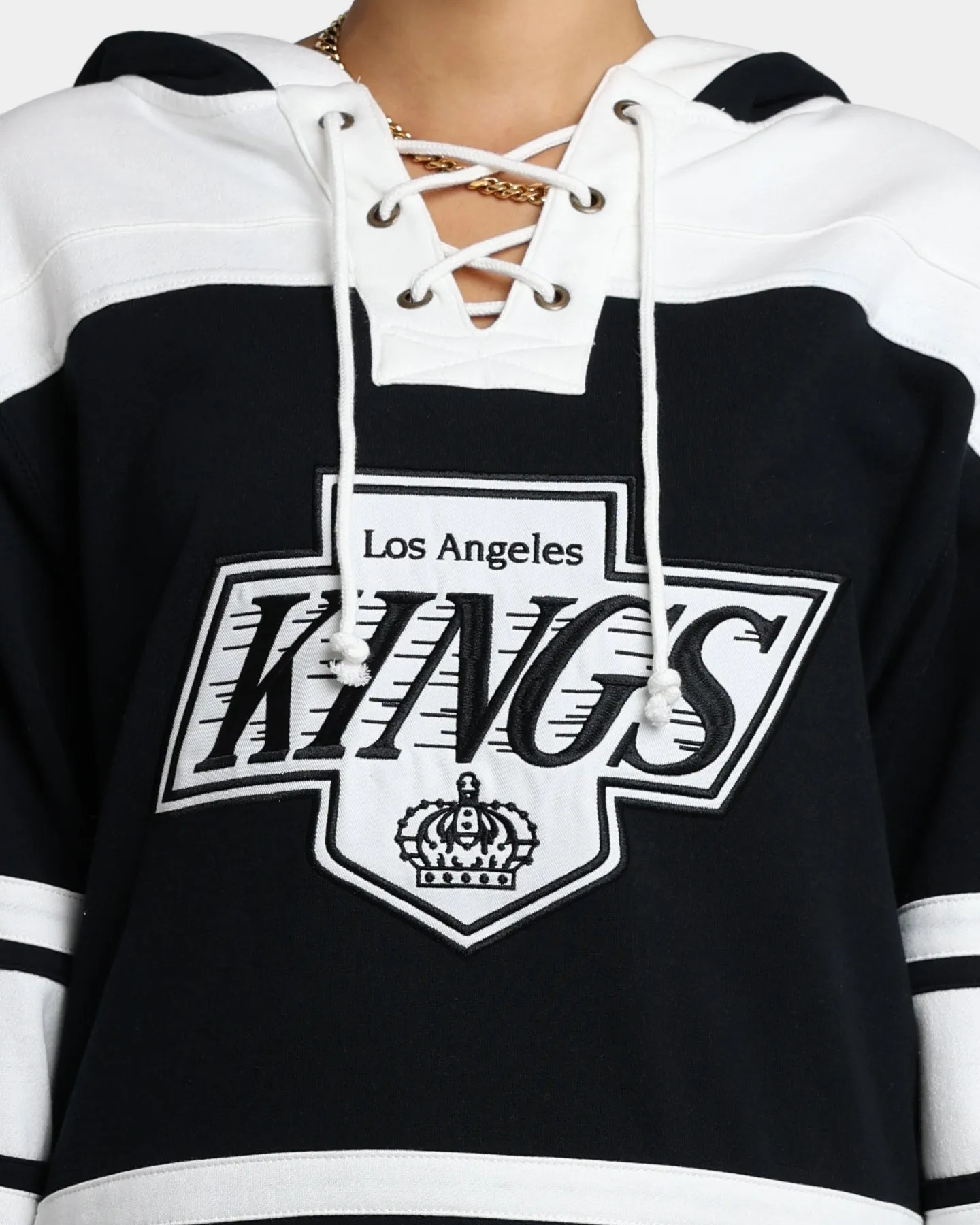 47 Brand Los Angeles Kings Superior Lacer Hoodie Jet Black