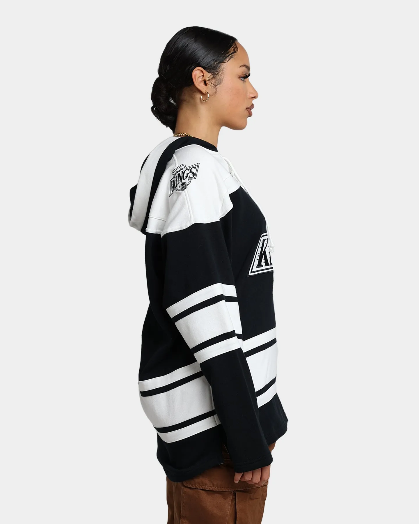 47 Brand Los Angeles Kings Superior Lacer Hoodie Jet Black