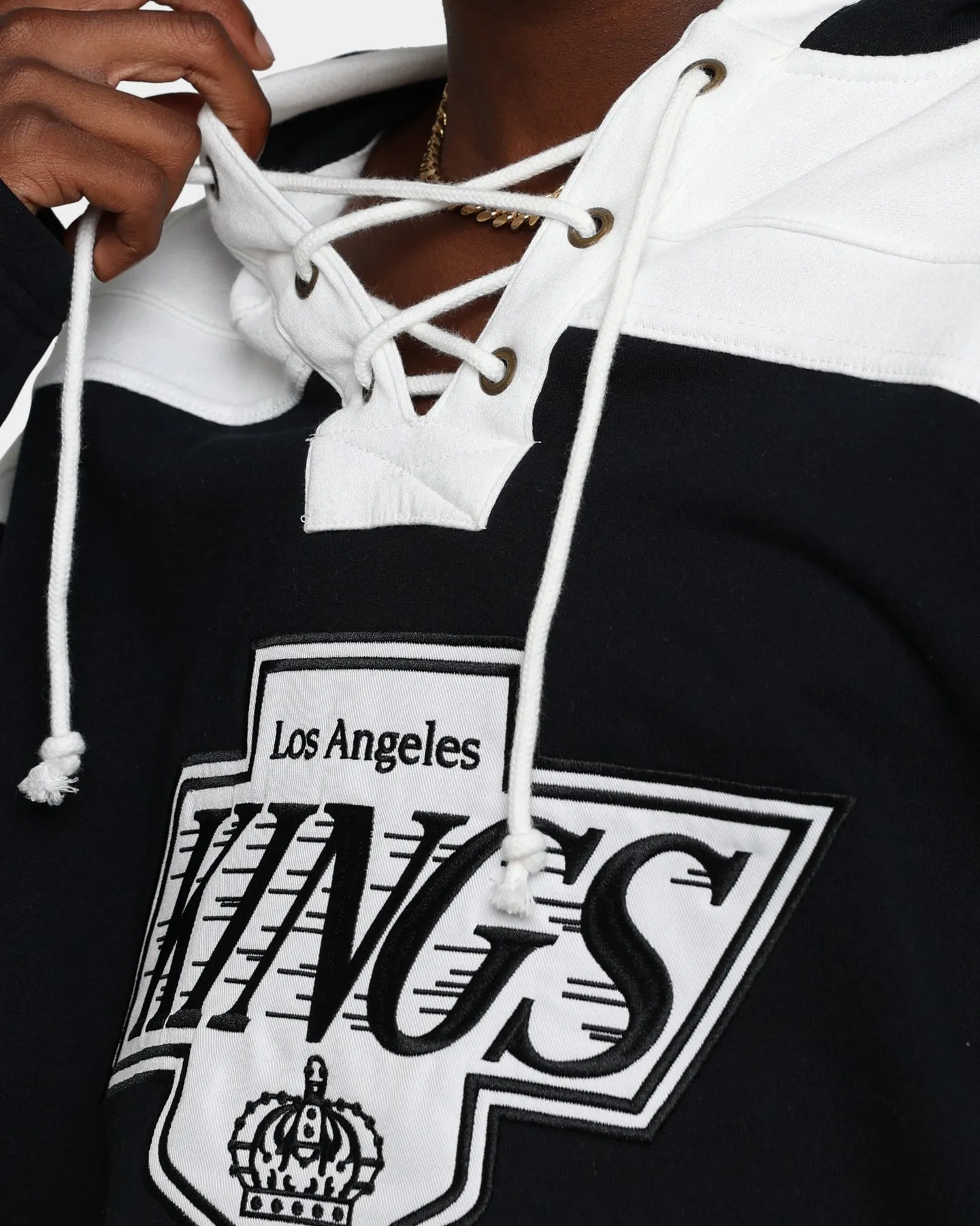 47 Brand Los Angeles Kings Superior Lacer Hoodie Jet Black