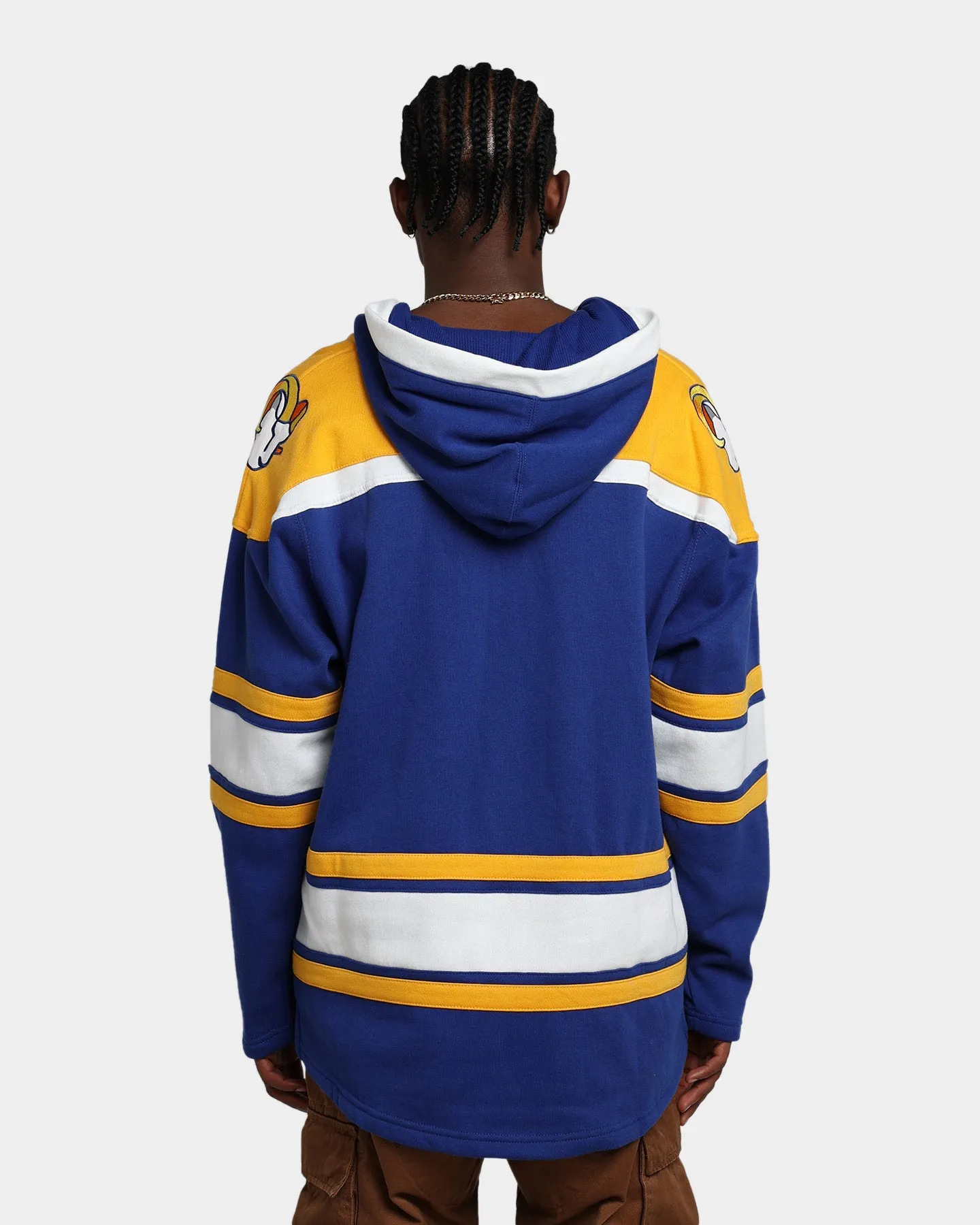 47 Brand Los Angeles Rams Superior Lacer Hoodie Royal