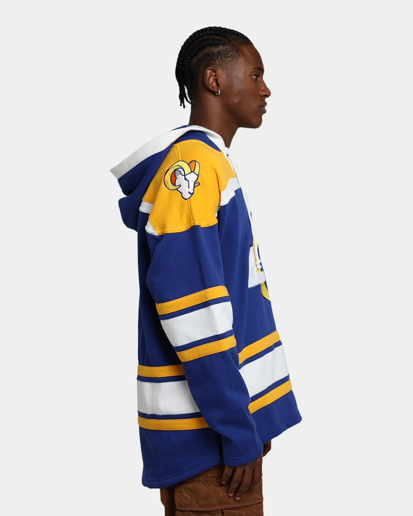 47 Brand Los Angeles Rams Superior Lacer Hoodie Royal