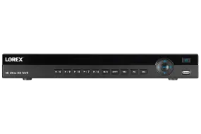 4K Ultra HD 16 Channel Security NVR, 3TB Hard Drive, POE, Records 4K (4 x 1080p) at 30FPS, with Audio Recording