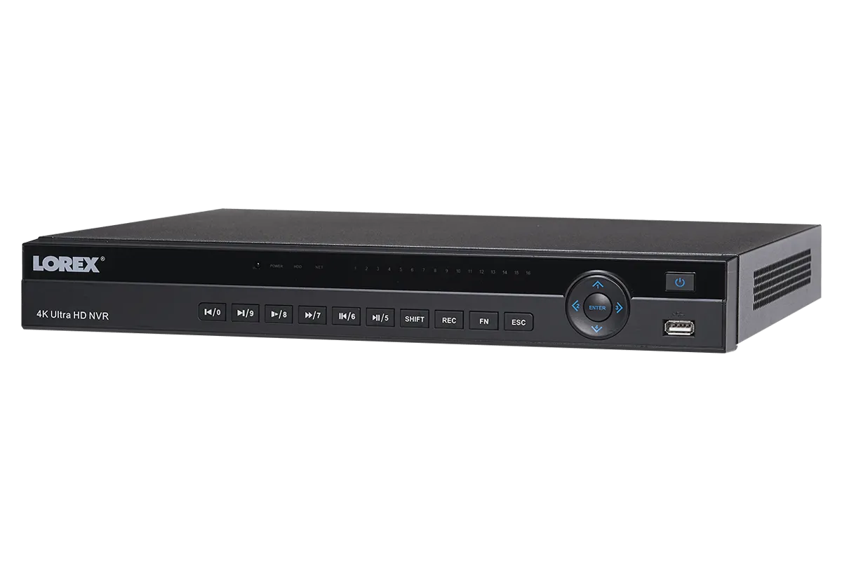 4K Ultra HD 32 Channel Security NVR, 6TB Storage, POE, Records 4K (4 x 1080p) at 30FPS with Audio Recording