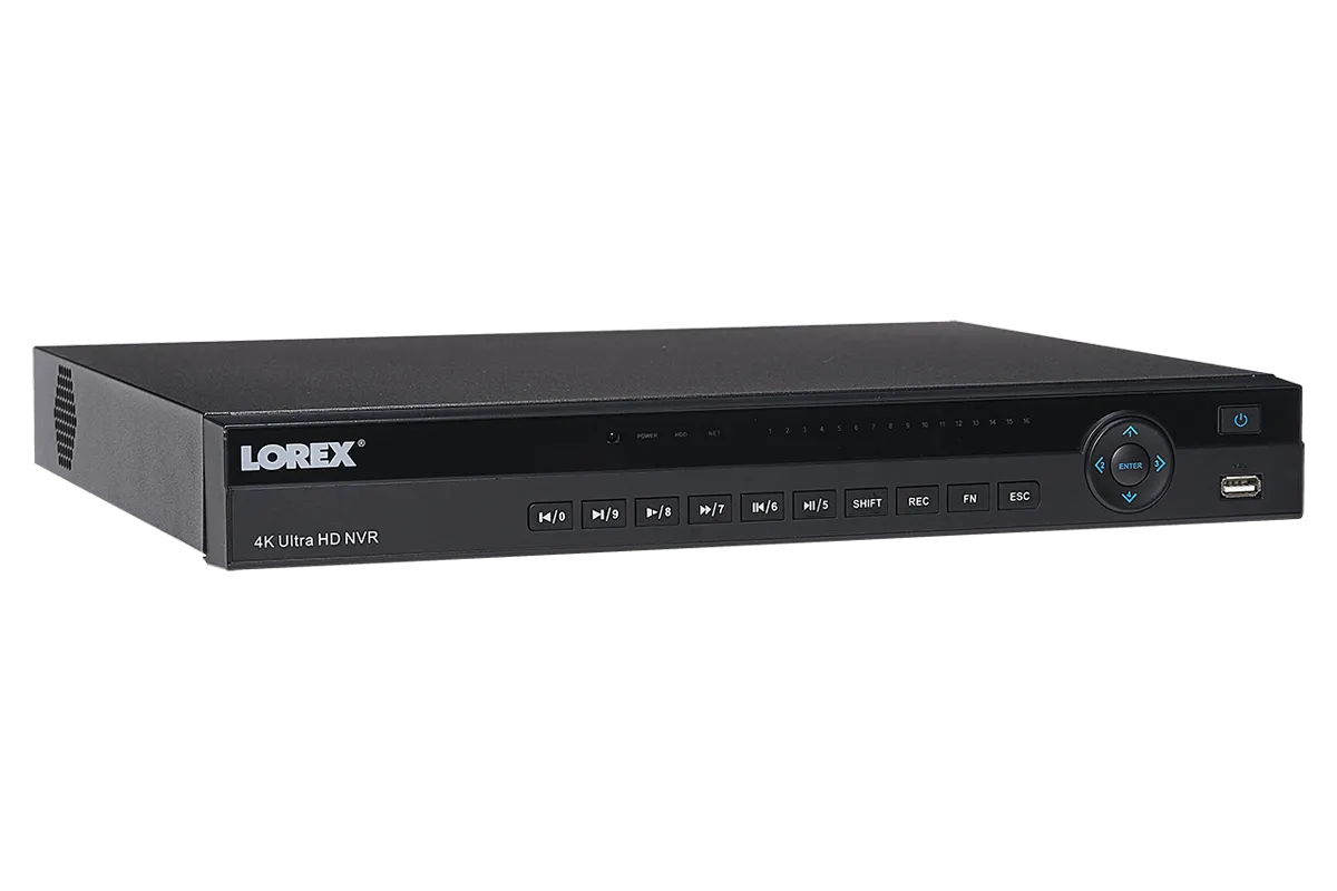 4K Ultra HD 32 Channel Security NVR, 6TB Storage, POE, Records 4K (4 x 1080p) at 30FPS with Audio Recording