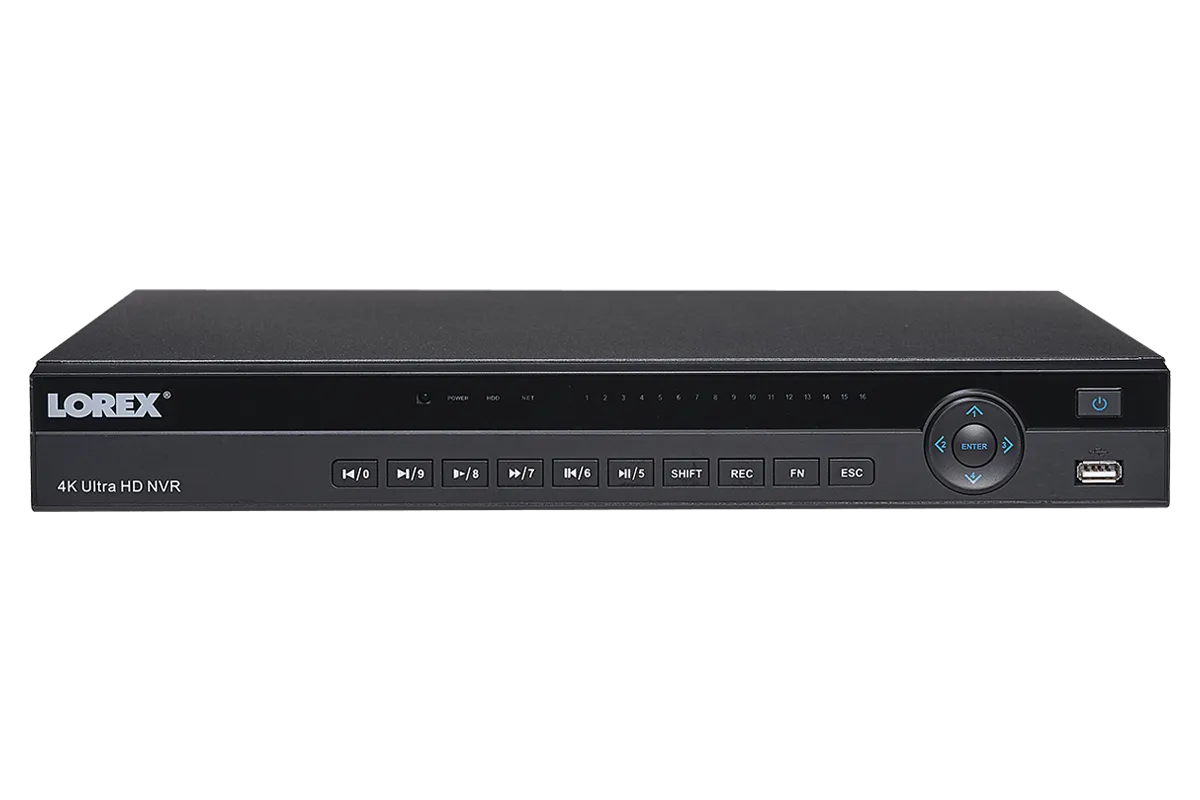 4K Ultra HD 32 Channel Security NVR, 6TB Storage, POE, Records 4K (4 x 1080p) at 30FPS with Audio Recording