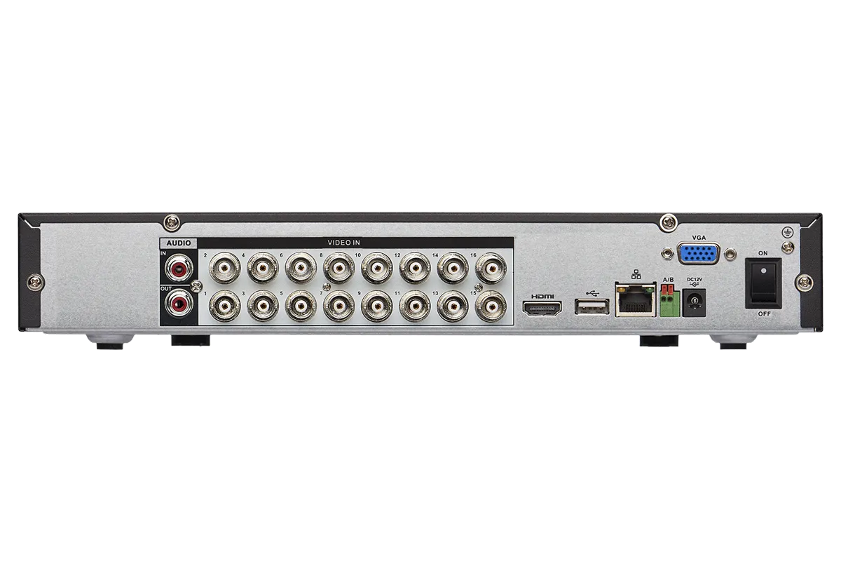 4K Ultra HD (4 x 1080p) MPX Security DVR - 16 Channel, 2TB Hard Drive, Works with Older BNC Analog Cameras, CVI, TVI, AHD