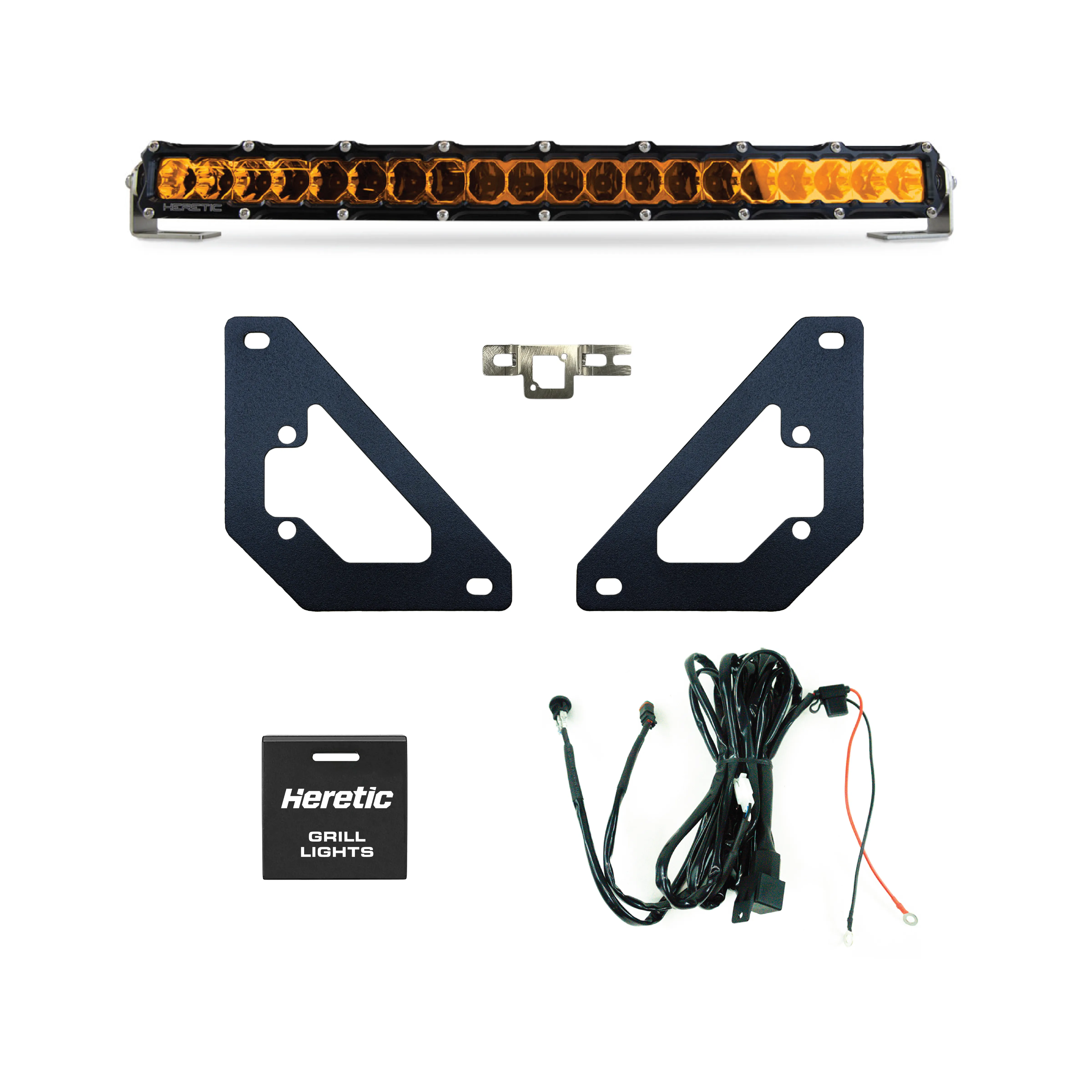 4th gen Toyota Tacoma TRD Pro Grill - 20" LED Light Bar Kit