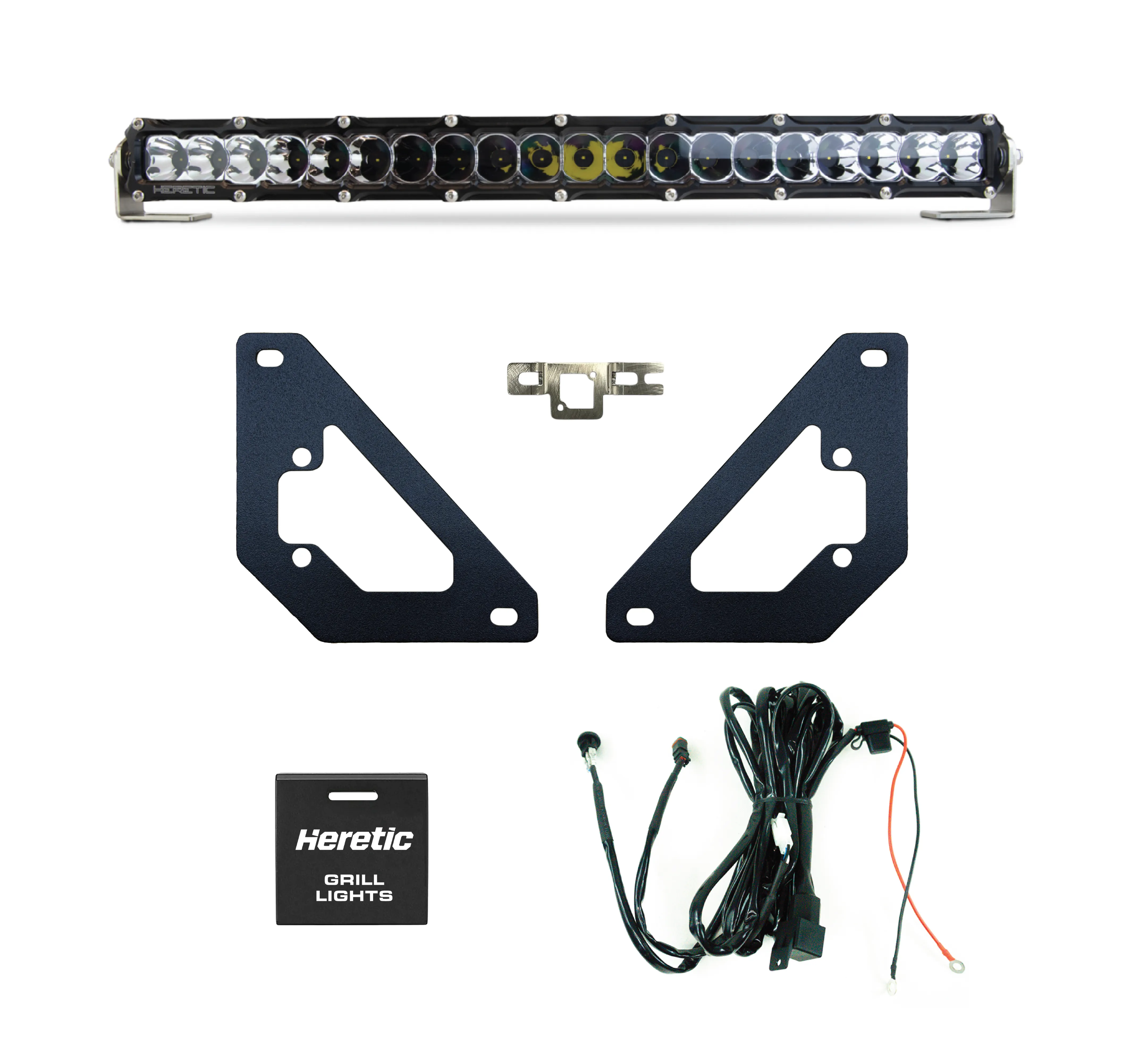 4th gen Toyota Tacoma TRD Pro Grill - 20" LED Light Bar Kit