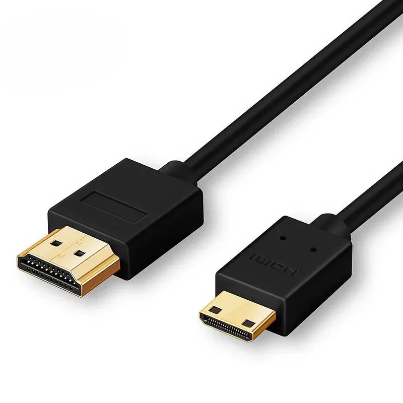 5M Mini HDMI to HDMI Cable V1.4 3D with Ethernet 4K HD 1080p Tablet Smart Phone