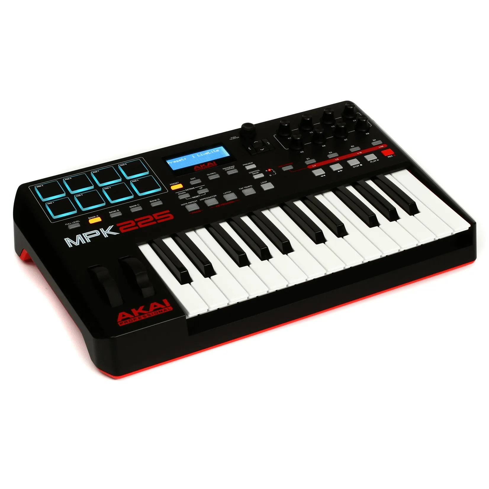 Akai MPK225 USB MIDI Pad Amp Keyboard Controller