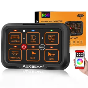 AR-600 RGB Switch Panel with APP, Toggle/ Momentary/ Pulsed Mode Supported