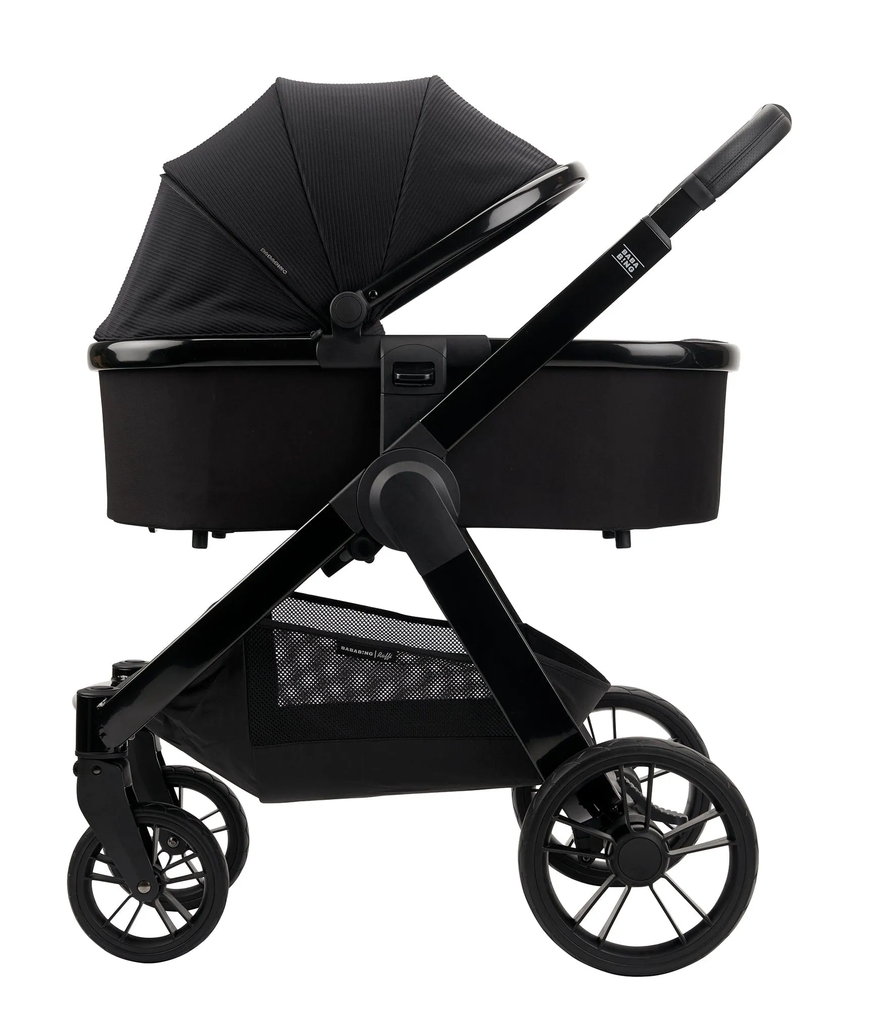 Bababing Raffi Plus Travel system - Gloss Black