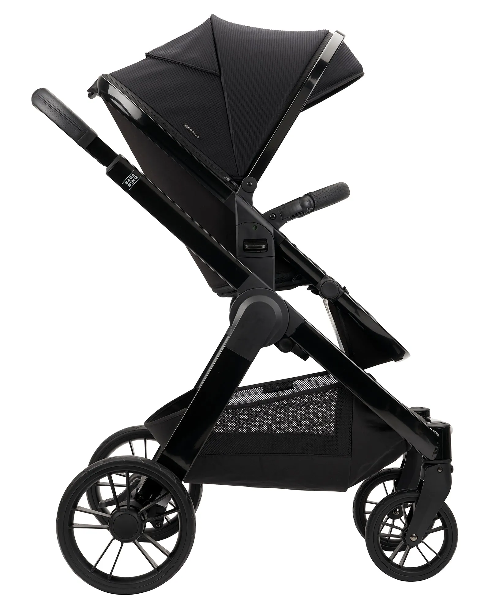 Bababing Raffi Plus Travel system - Gloss Black