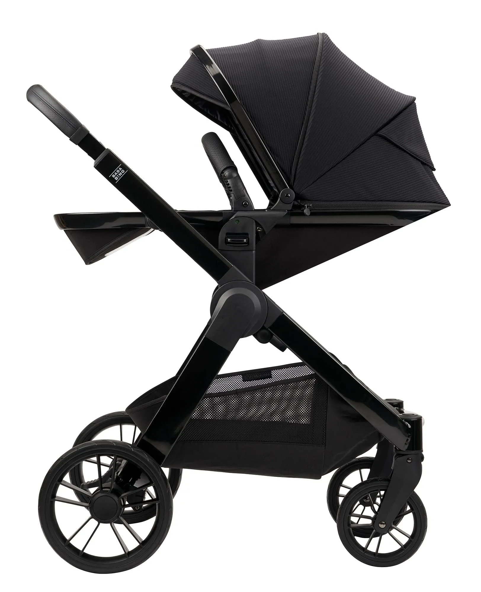 Bababing Raffi Plus Travel system - Gloss Black