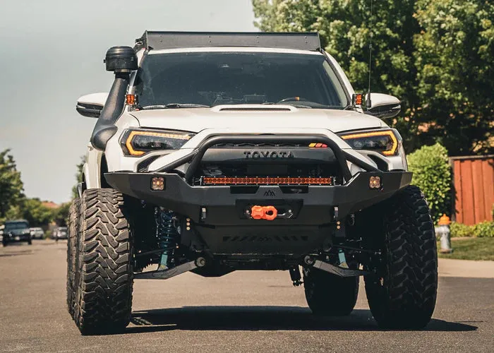 Backwoods Adventure Mods Hi-Lite Overland Front Bumper - PreRunner Bull Bar (2014-2024)