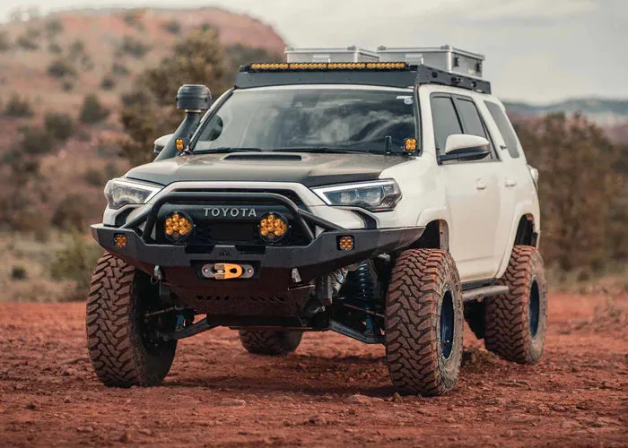 Backwoods Adventure Mods Hi-Lite Overland Front Bumper - PreRunner Bull Bar (2014-2024)