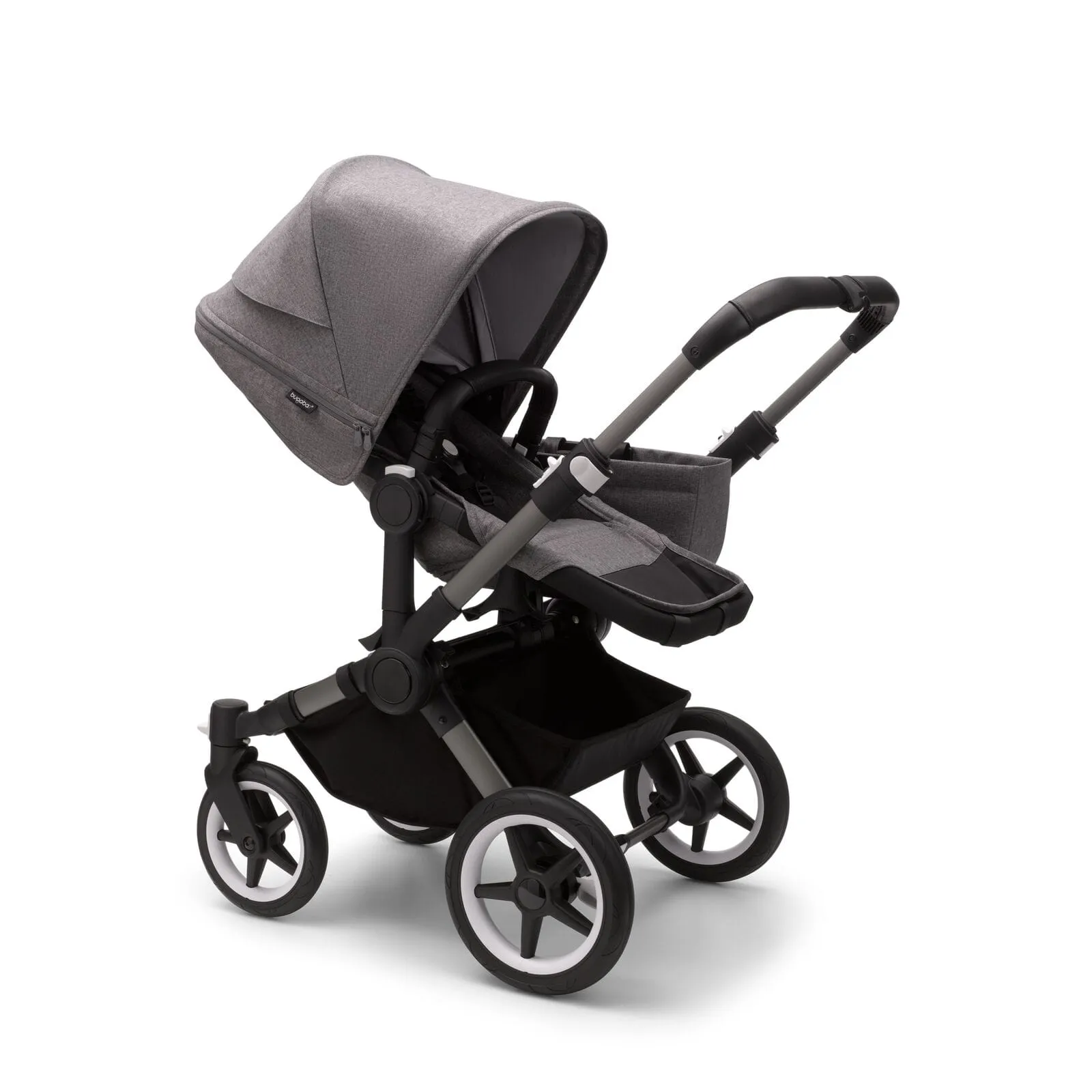 Bugaboo Donkey 5 Duo with Cloud T and Base T - Graphite/Grey Melange