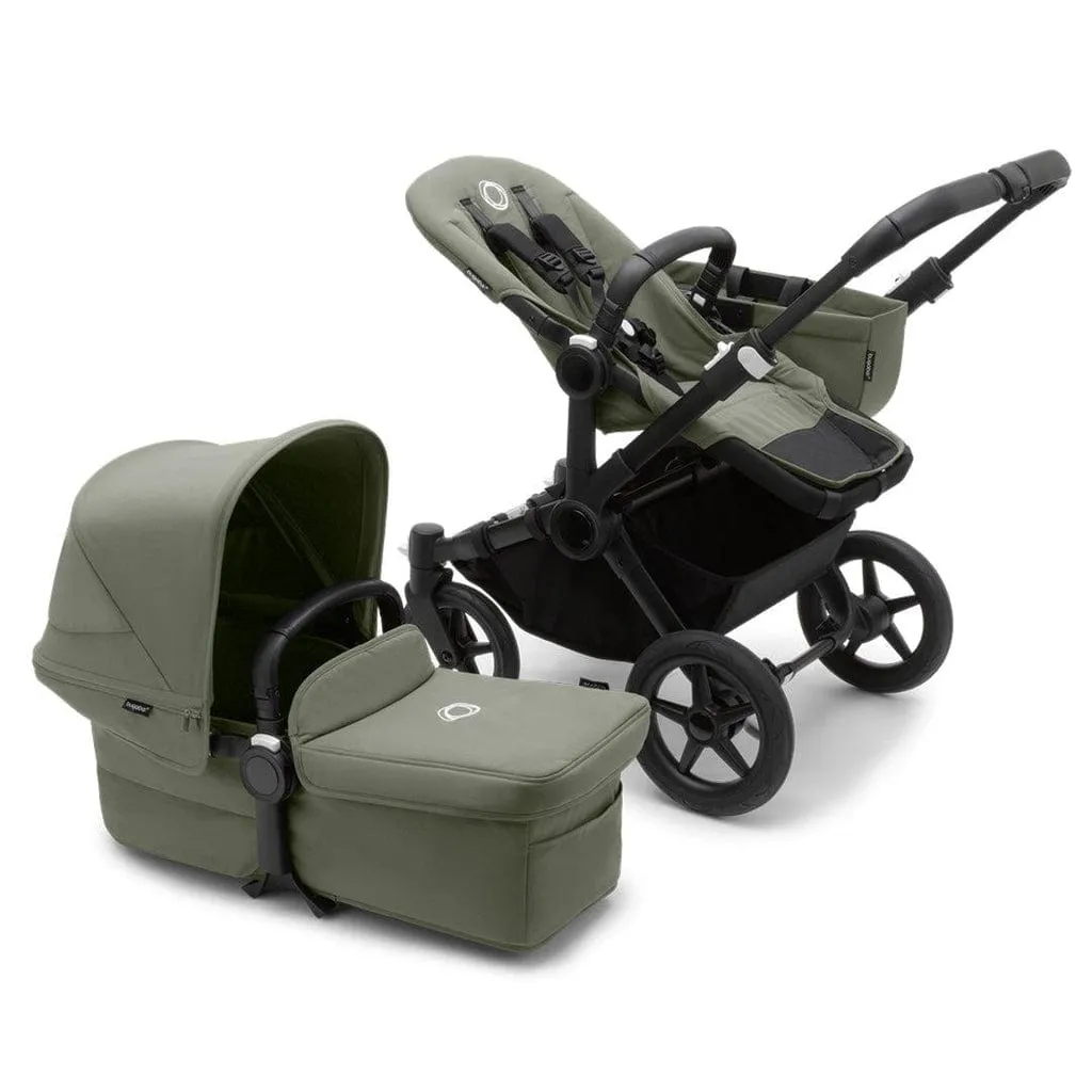 Bugaboo Donkey 5 with Cloud T and Base T - Black/Forest Green