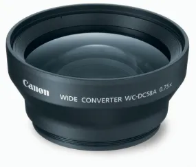 Canon WC-DC58A Wide Converter Lens for the S5 IS, S3 IS & S2 IS Digital Camera