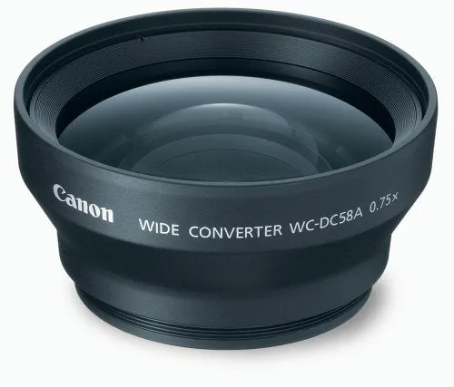 Canon WC-DC58A Wide Converter Lens for the S5 IS, S3 IS & S2 IS Digital Camera