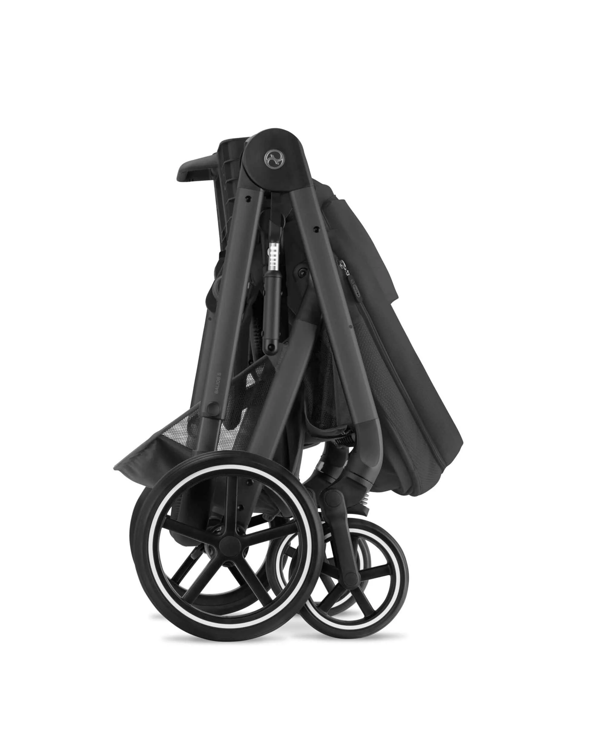 Cybex Balios S Pushchair Bundle - Moon Black with Cybex Cloud T i-Size Car Seat (7 piece)