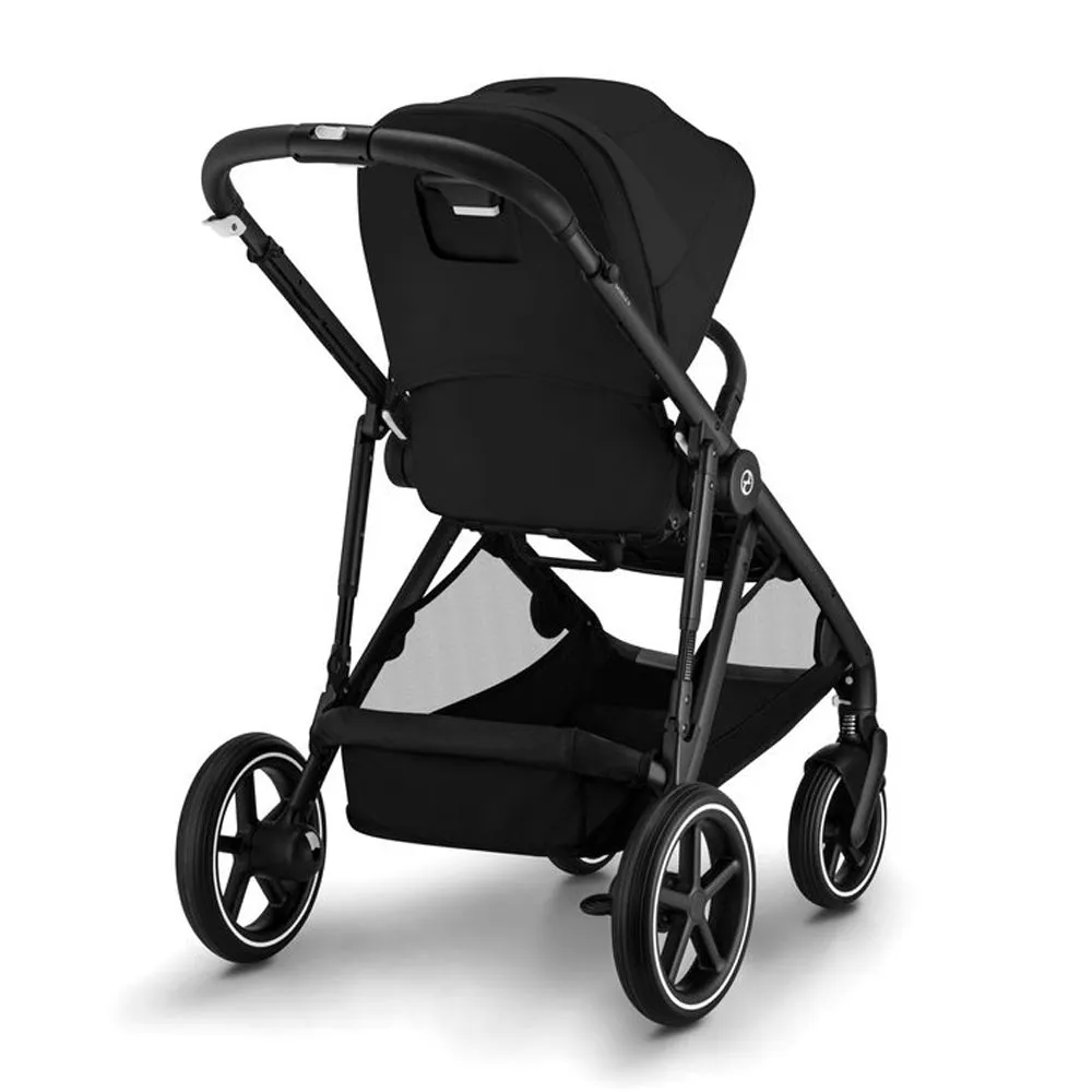 Cybex Gazelle Pram Travel System Moon Black FREE adapters