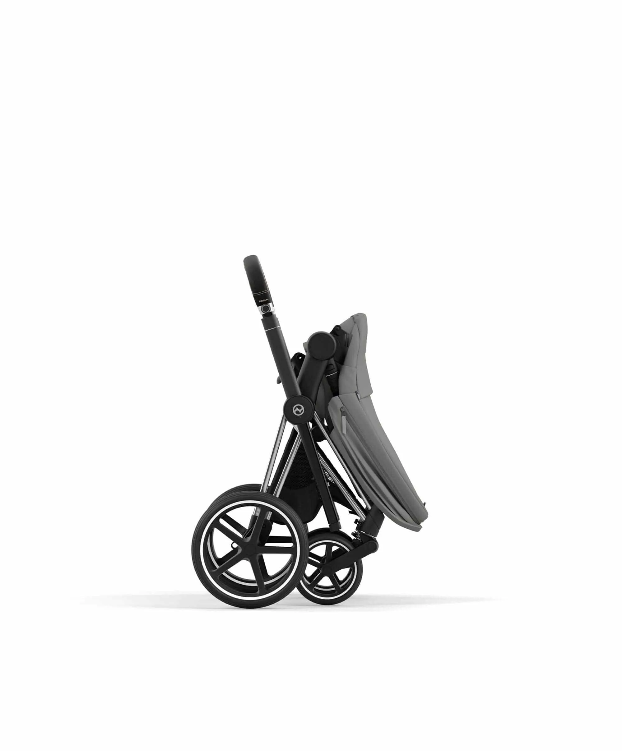 Cybex Priam 3 Piece Complete Pushchair Bundle - Chrome / Sepia Black