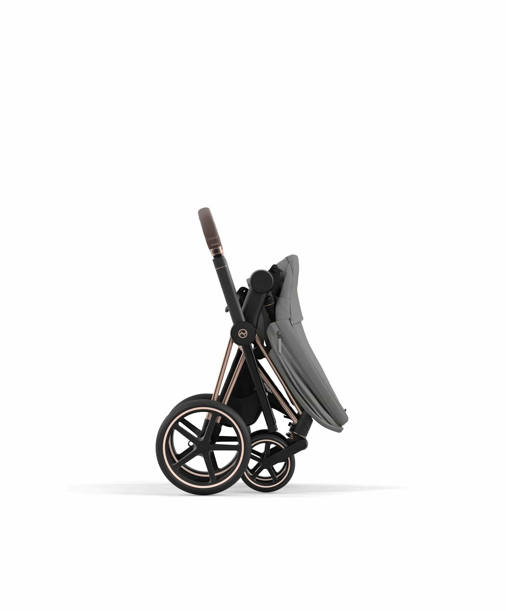 Cybex Priam 3 Piece Complete Pushchair Bundle - Rose Gold / Sepia Black