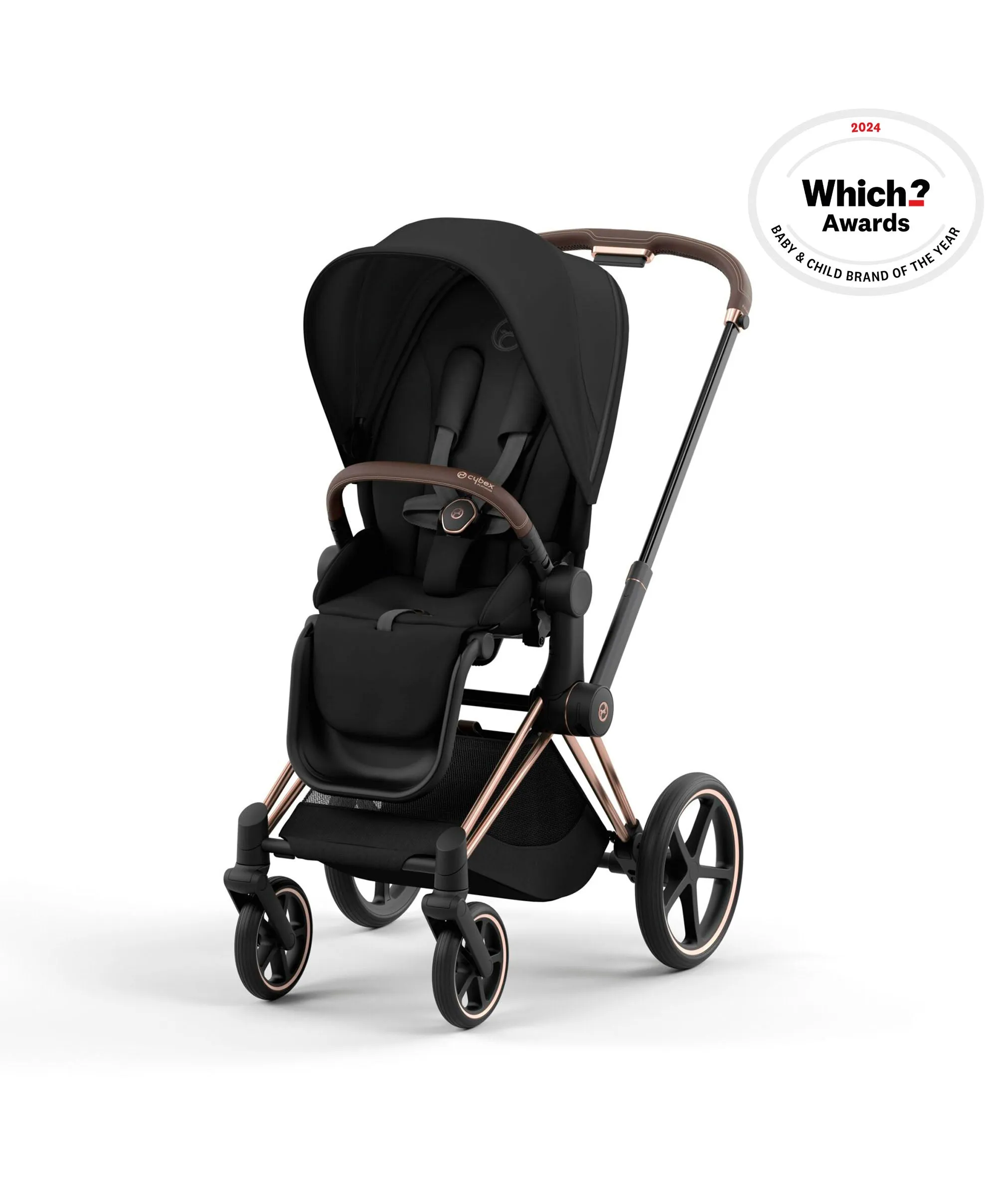 Cybex Priam Pushchair - Rose Gold / Sepia Black