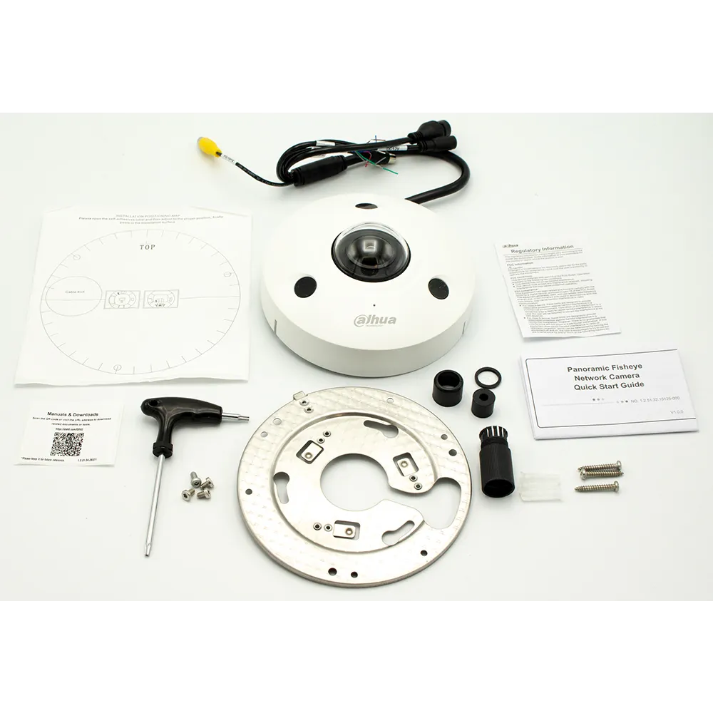 Dahua | 12 MP Network Fisheye Camera | Part # DH-IPC-EBW81242N