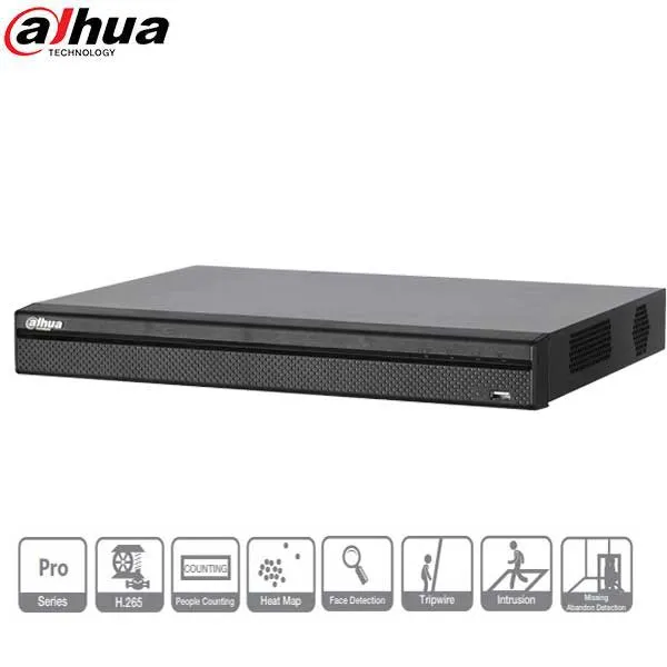 Dahua / 24 Channels / 4K / PoE NVR / 12MP / 4 SATA / 12TB HDD / N54A4P12