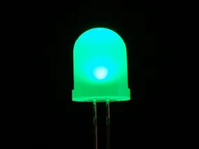 Diffused Green 10mm LED (25 pack)