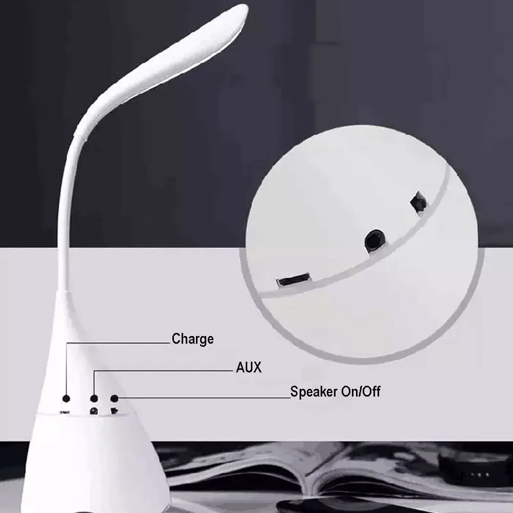 HD Wi-Fi Desk LED Light & Speaker Hidden Camera Recorder with Live View