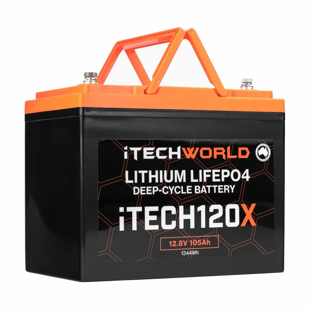 iTECH120X 12v Lithium Deep Cycle Battery LiFePO4