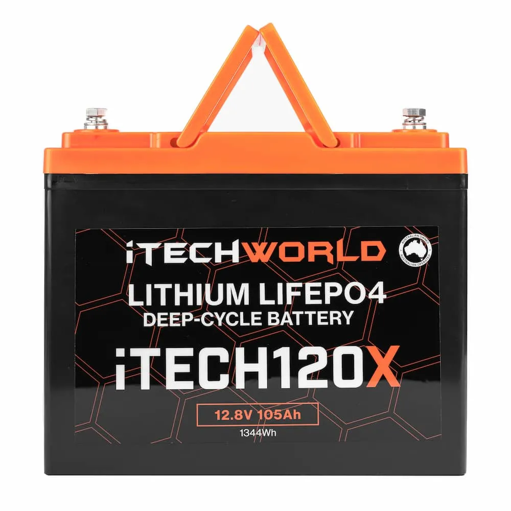 iTECH120X 12v Lithium Deep Cycle Battery LiFePO4