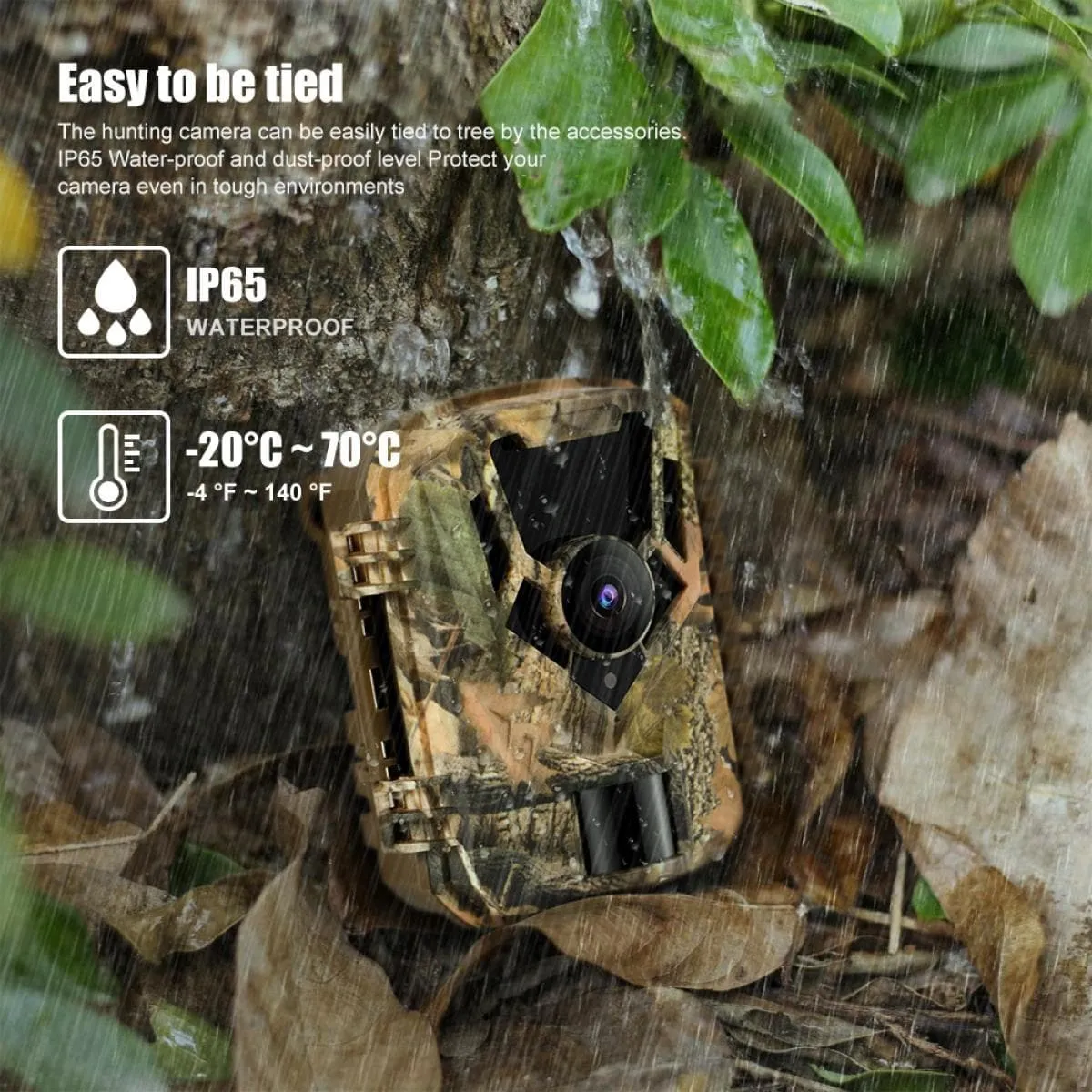 K&F Concept K&F JDL201 0.4 seconds Trigger HD Outdoor Waterproof Hunting Infrared Night Vision Mini Camera