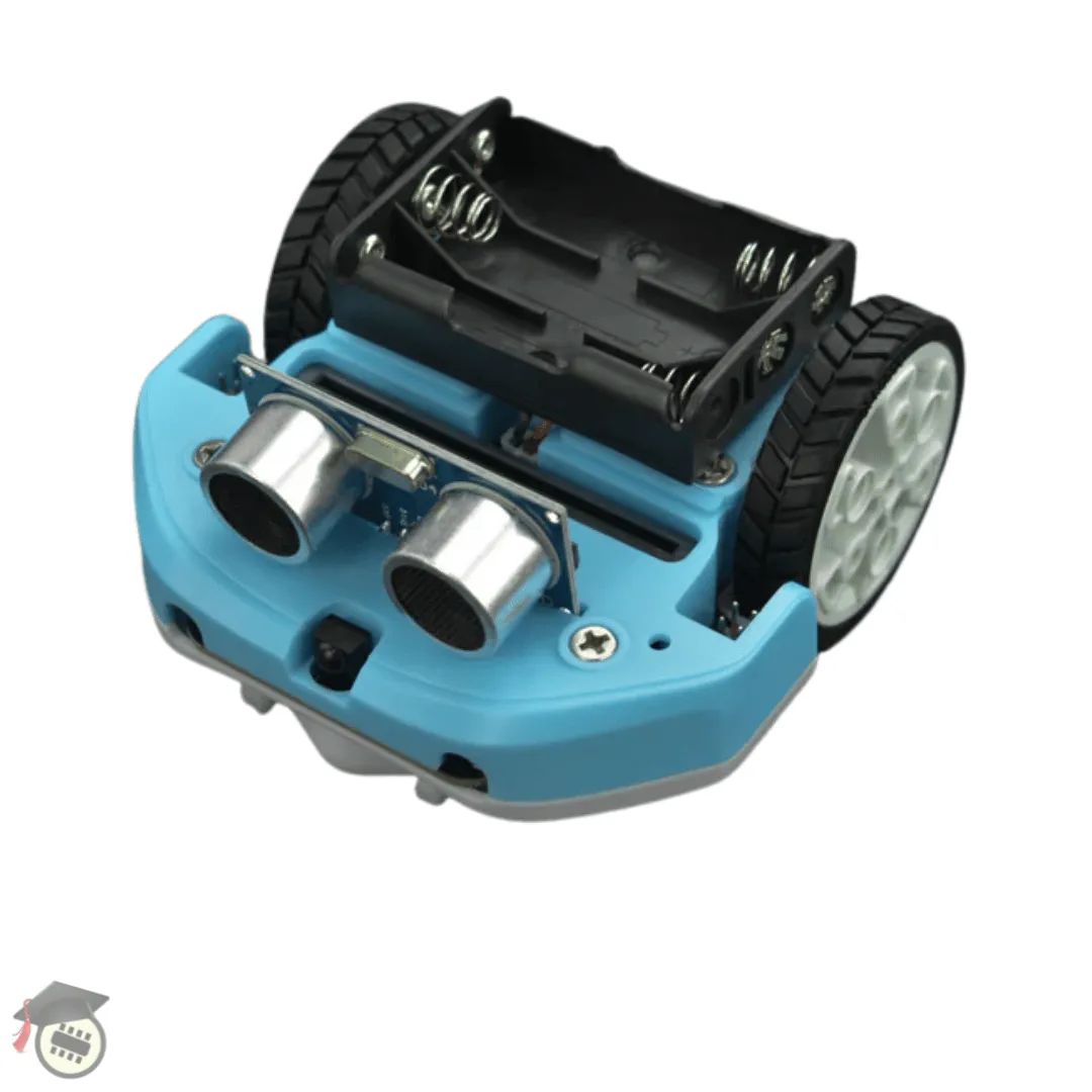 micro: Maqueen Lite with Skin (Blue) - micro:bit Educational Programming Robot Platform