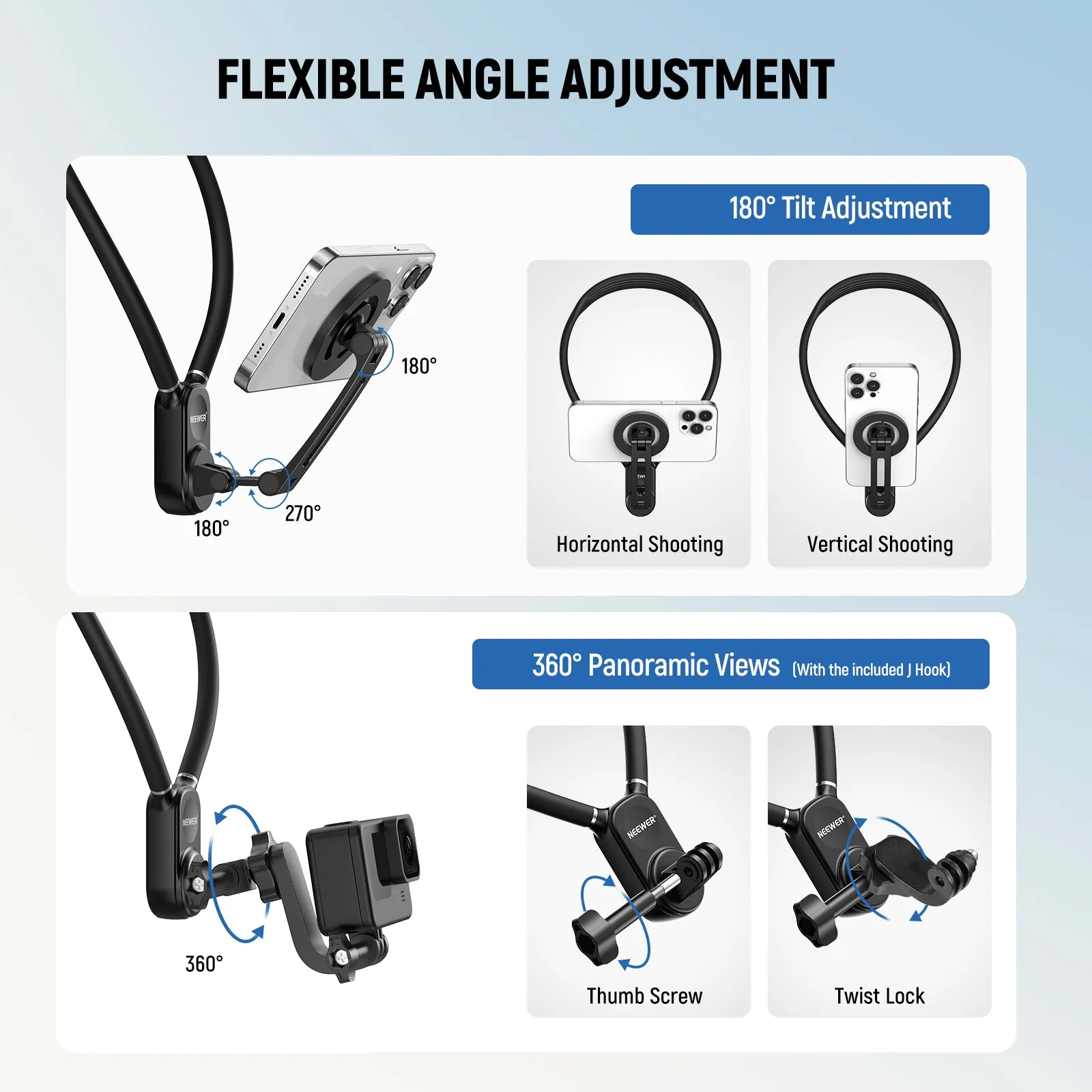 NEEWER GP16 Magnetic Phone Neck Mount