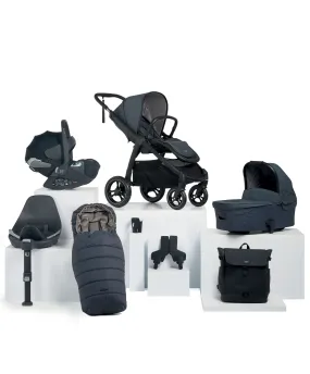 Ocarro Pushchair Complete Bundle with Cybex Cloud T Car Seat & Base (8 Pieces) - Transcend