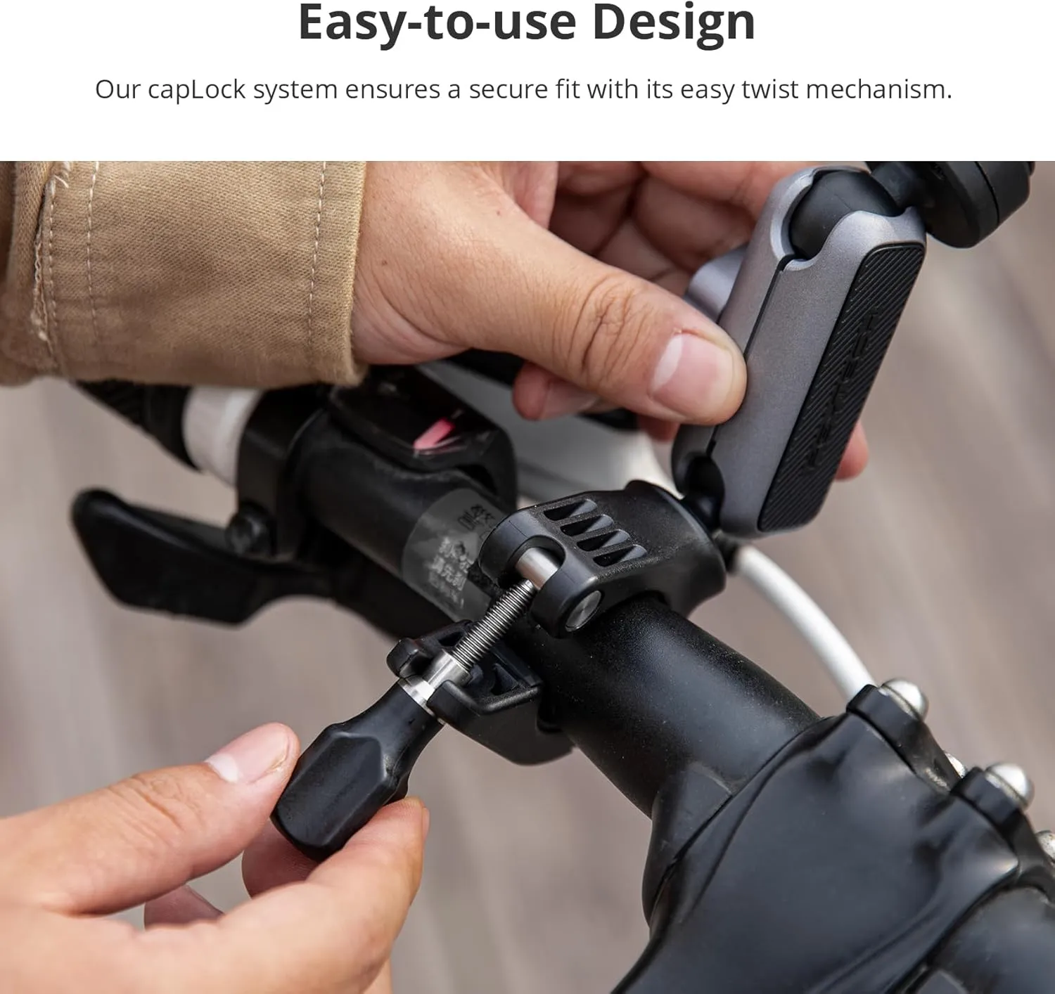 PGYTECH CapLock Action Camera Handlebar Mount