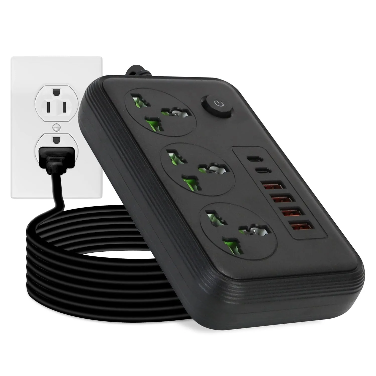 Power Strip with 5.9ft Extension