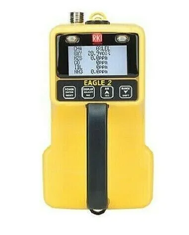 RKI Instruments 725-113-35 Eagle 2 5 Gas Monitor LEL&PPM/CH4/O2/H2S/CO2