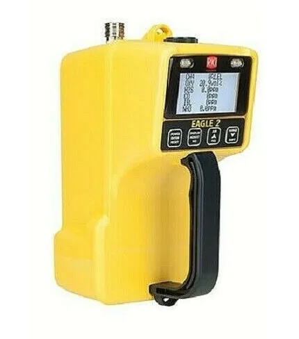 RKI Instruments 725-113-35 Eagle 2 5 Gas Monitor LEL&PPM/CH4/O2/H2S/CO2