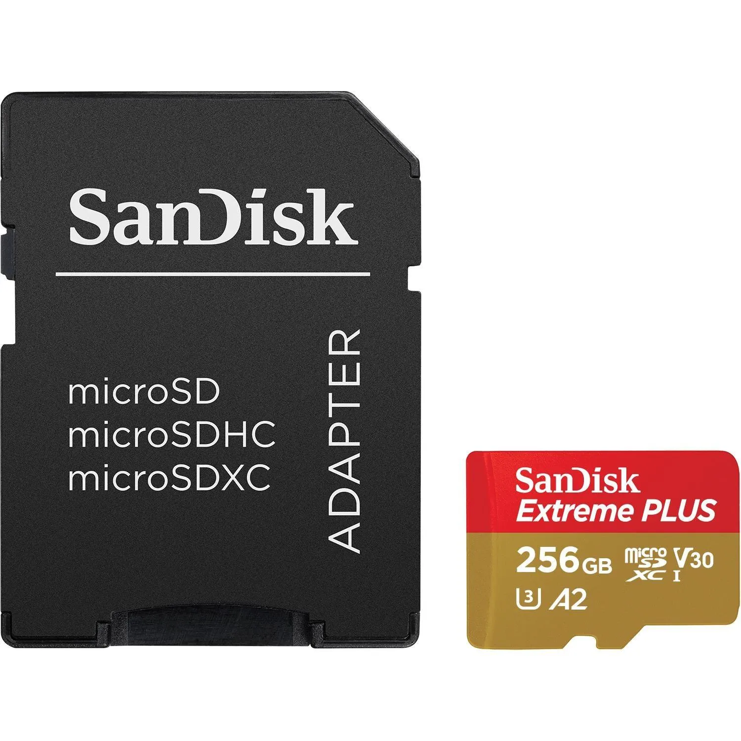 SanDisk Extreme PLUS microSDXC 256GB 200MB/s Memory Card